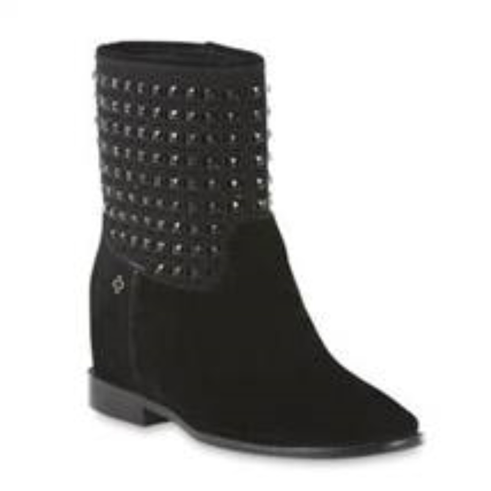 NWOT Ateliermix Mia Black Suede Boots